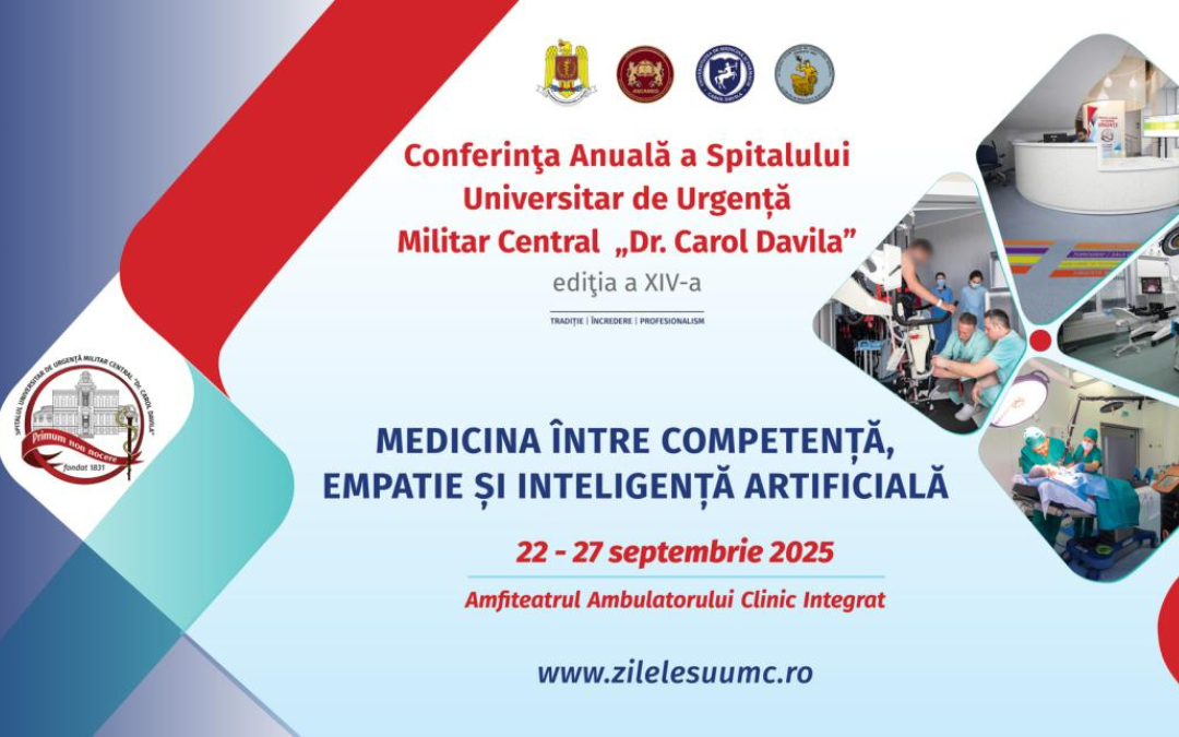 Conferința „Medicina între competență, empatie și inteligență artificială”, 22 – 27 septembrie 2025